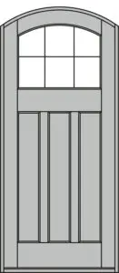 Craftsman Style with Arched Top